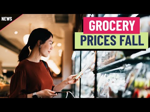 Grocery prices are finally starting to fall