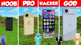 iPhone 17 Air Apple Phone Build Battle Challenge - Noob vs Pro vs Hacker vs God Minecraft Animation