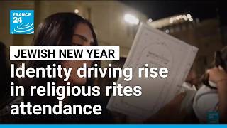 YouTube video thumbnail: Identity Drives Rise in Religious Rites Attendance Ahead of Jewish New Year