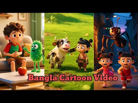 বাংলা মজাদার কার্টুন ভিডিও || New Cartoon 2025 || #cartoon #newvideo #animation #viral 