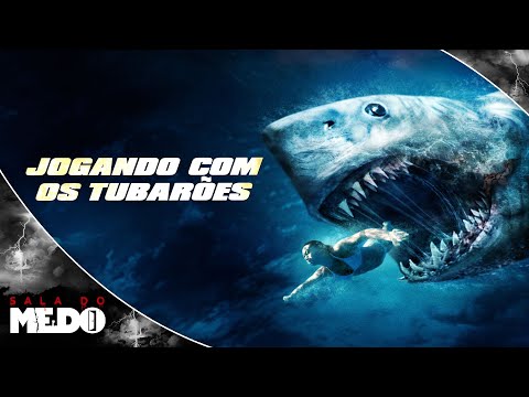 Jogando com os Tubarões ? Filme Completo Dublado ? Terror | Sala do Medo