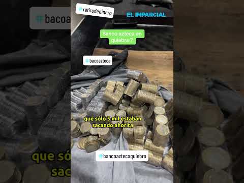 Saca sus ahorros del banco y se lo dan en morralla