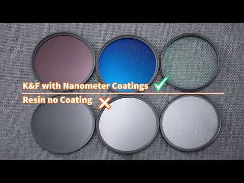 K & F Concept Kit de filtre densité neutre ND4 MC UV CPL filtre objectif