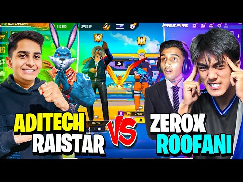 Raistar और Aditech तगड़ा Prank On Zerox FF 😂🔥 Yeh नहीं Socha था 🤯 - Free Fire
