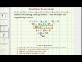 Order of Operations and Mistakes