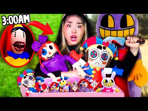 🔴ABRIENDO peluches de DIGITAL CIRCUS EN VIVO!!! Terror captado en cámara
