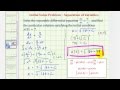 Differential Equations and Initial Conditions