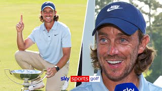 Emotional Tommy Fleetwood reacts to winning his first PGA Tour title 🏆