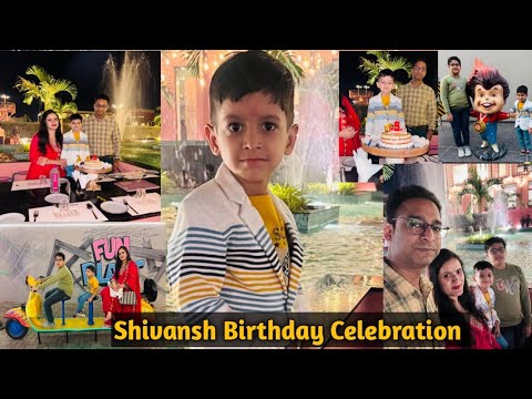 Shivansh Birthday Celebration Vlog 👗 पूरे दिन किया Birthday celebration 🎉 पूजा पाठ, cake cutting