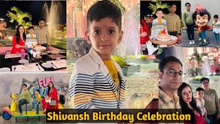Shivansh Birthday Celebration Vlog 👗 पूरे दिन किया Birthday celebration 🎉 पूजा पाठ, cake cutting