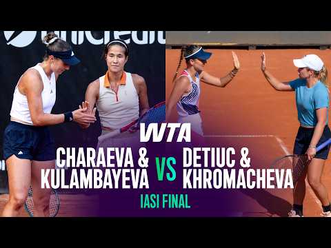Charaeva/Kulambayeva  vs. Detiuc/Khromacheva | 2026 Iasi Doubles Final | WTA Match Highlights