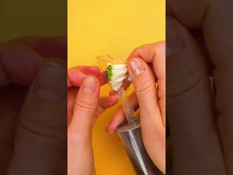 DIY Clear Waterball Squishy with a Floating Flower! 🌼 #shorts #nanotape #diy