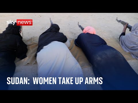 Inside one of Sudan's combat training camps for women & girls