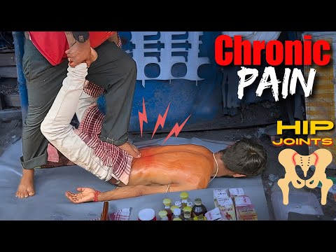 Hip-Joint Chronic Pain Syndrome Cure by Laal Baba | Instant Back Pain relief Massage - Sleepy ASMR