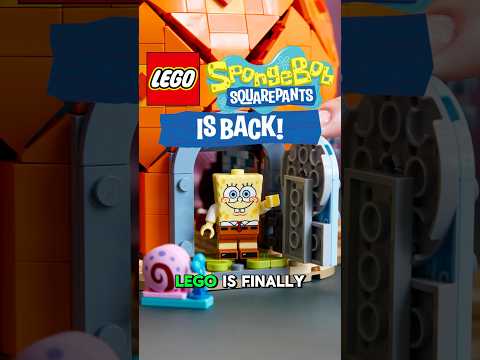 LEGO SpongeBob is BACK!! 🧽🍍#lego #spongebob #legospongebob #spongebobsquarepants