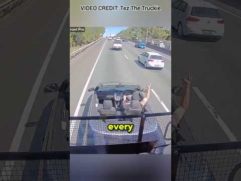 Moron Brake Checks A Semi Truck