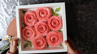 How to Make a Paper Rose Shadow Box – Easy DIY Tutorial