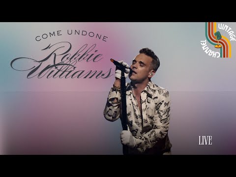 COME UNDONE - Robbie Williams (Live) #lyricsvideo