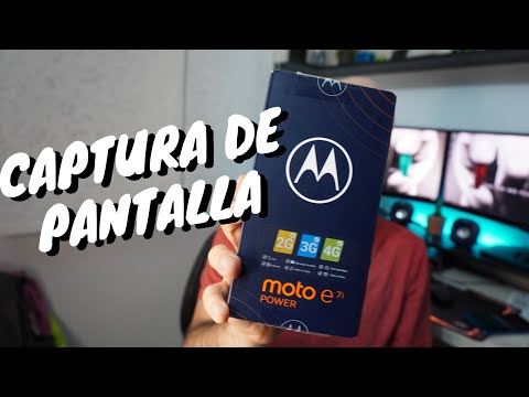 (SPANISH) MOTO E7i Power 📲 Como Hacer un Screenshot FACIL O Captura De Pantalla  👉 - Orientador Movil