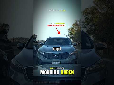 Morning Karen Road Rage on Dashcam