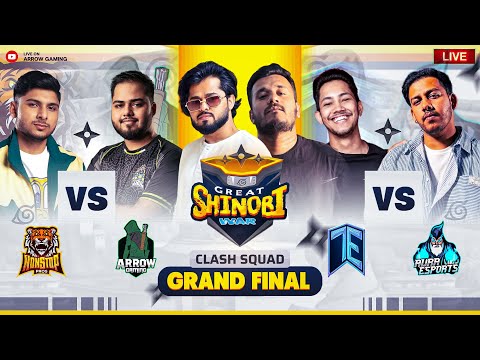 [ Clash Squad R1 ] GREAT NINJA WAR - FREE FIRE TOURNAMENT  FT. Team Elite vs Aura , NG Pros vs Arrow