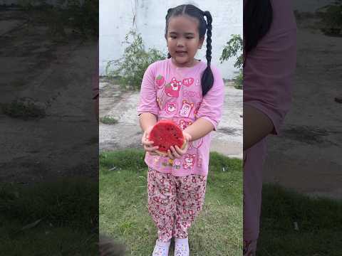 Mở miệng ăn dưa hấu 🍉 #short