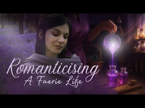 Romanticising life as a Cottage Faerie🪻 Beltane Magic | Violet Syrup | Home Decor ✨️