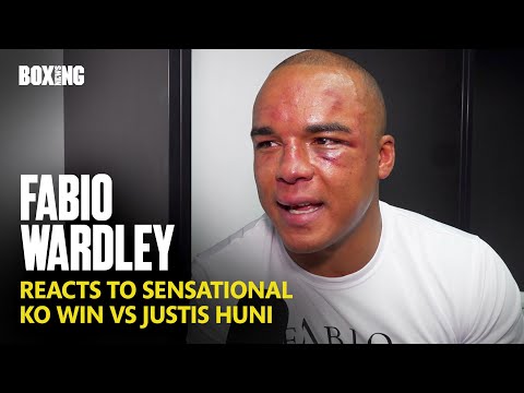 Fabio Wardley Reacts To Sensational KO Win vs Justis Huni