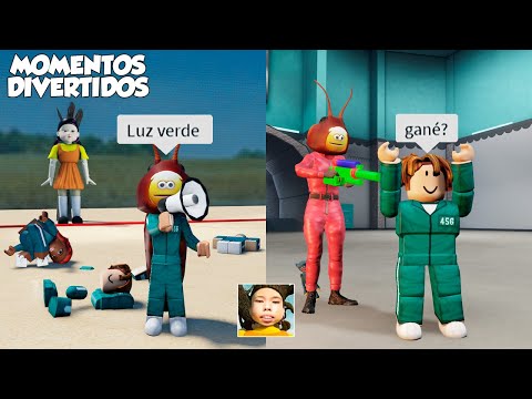 TROLEANDO EN EL JUEGO DEL CALAMAR MOMENTOS DIVERTIDOS (ROBLOX)