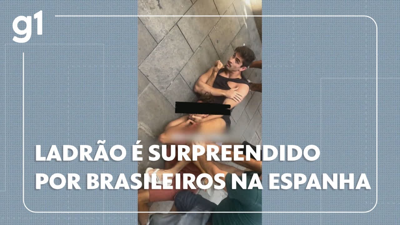 Lutador de jiu jitsu brasileiro viraliza ao mostrar captura de ladrão em Barcelona