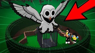 CAPTURAMOS AL BUHO EN NUESTRA BASE 😲  99 NOCHES EN EL BOSQUE roblox | paolazgames