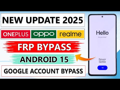 ONEPLUS/OPPO/REALME ANDROID 15 FRP BYPASS WITHOUT PC✔ ONEPLUS/OPPO/REALME ANDROID 15 FRP UNLOCK 2025