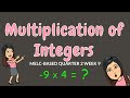 Multiplication of Integers Concepts