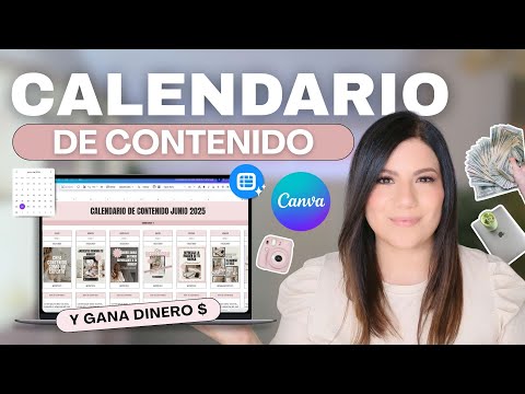 Cómo CREAR un CALENDARIO DE CONTENIDOS en Canva... Hojas de Cálculo 🌟