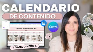 Cómo CREAR un CALENDARIO DE CONTENIDOS en Canva... Hojas de Cálculo 🌟