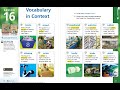 Understanding Vocabulary and Concepts