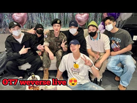 🔴 [ENG SUB.] Jin's First Weverse Live After Military | Jin Come Back 😍