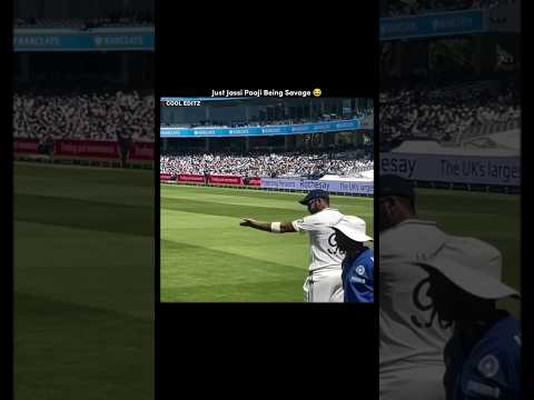 Just Jaspreet Bumrah Being Savage ๐ #shorts #jaspritbumrah #cricket