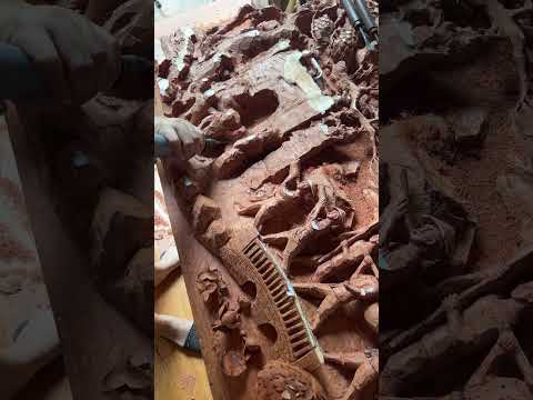 Tranh gỗ hàng đục tay sieu kỹ