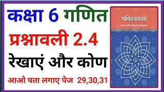 Class 6 Maths Chapter 2.4 |line and angles | Full Solution in Easy Way