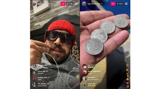 ILYAS ELMALIKI live instagram خسر 2 المليون 😂😂 Reaction dizzy dros m3a l3echrane
