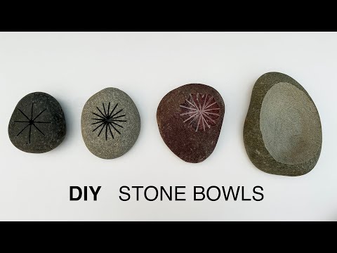 Carving Rocks into Bowls