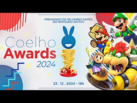 COELHO AWARDS 2024: Live Oficial: Premiando os MELHORES GAMES e 10 Anúncios de NOVOS JOGOS