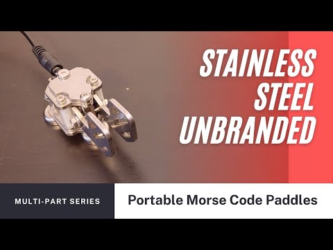 Stainless Steel Unbranded Morse Code Paddle