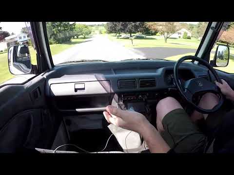 How does a 94 Honda Acty actually drive around POV drive