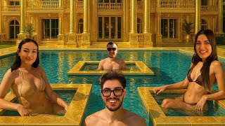 LÜKS VİLLADA YOUTUBER EKİP TATİLİ Mertlia | Özlemlia | Vekorays | Fulyaworkout