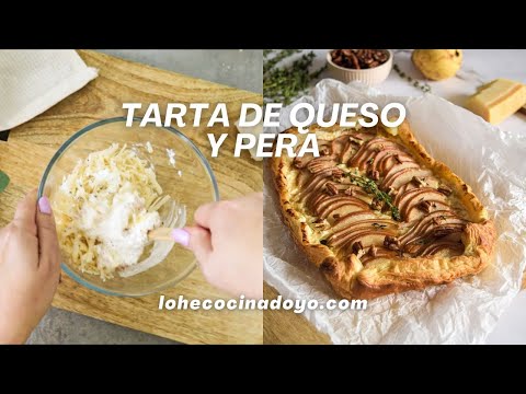 Receta de Tarta Salada de Pera y Queso. 🍐🧀 #Deliciosa! | LHCY #recipeoftheday #receta