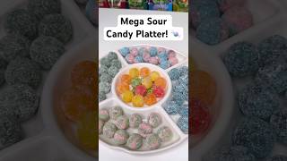 Mega Sour Candy Platter! 🍬 #candy #platter #satisfying #asmr #sourcandy