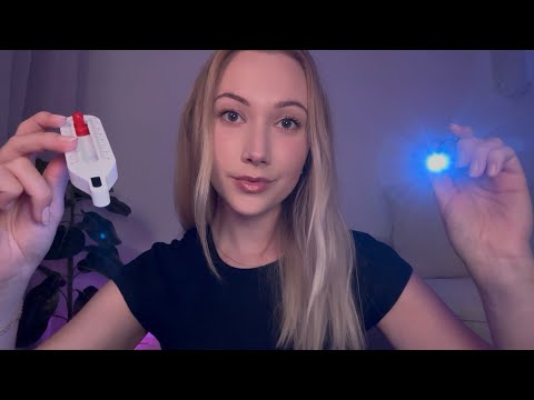 ASMR (Lofi) Cranial Nerve Exam Medical Check-Up 🩺 (visual tests, instructions, soft spoken) 💜