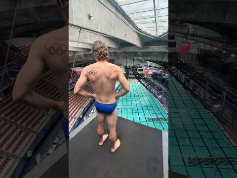 Olympic 10m Divers Try 20m 😳 #BraveGang